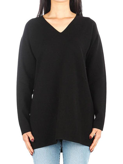 Women's Tropea V-neck Knit Top Black - MAX MARA - BALAAN 2