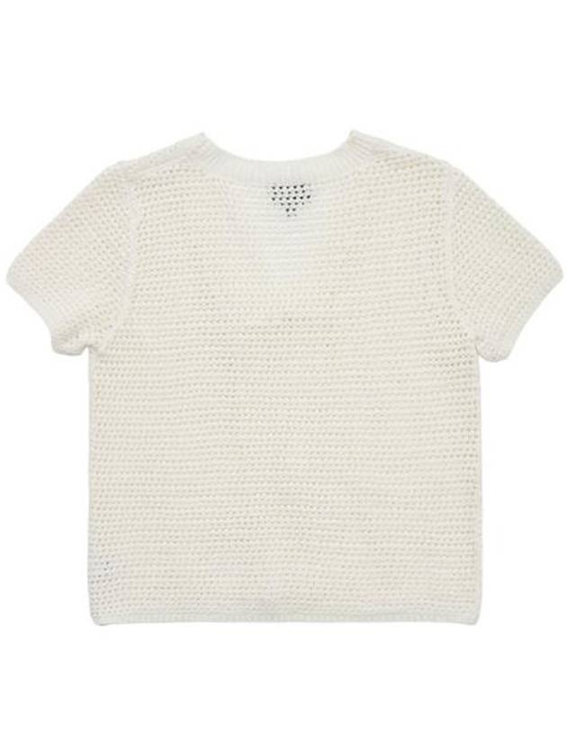 Women's Tie Front Knit Cardigan Off-White - A.P.C. - BALAAN 3