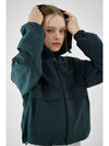 Smile Heart Hooded Windbreaker Deep Green - GOXO - BALAAN 5