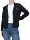 Baby Fox Patch Boxy Cardigan Black - MAISON KITSUNE - BALAAN 4