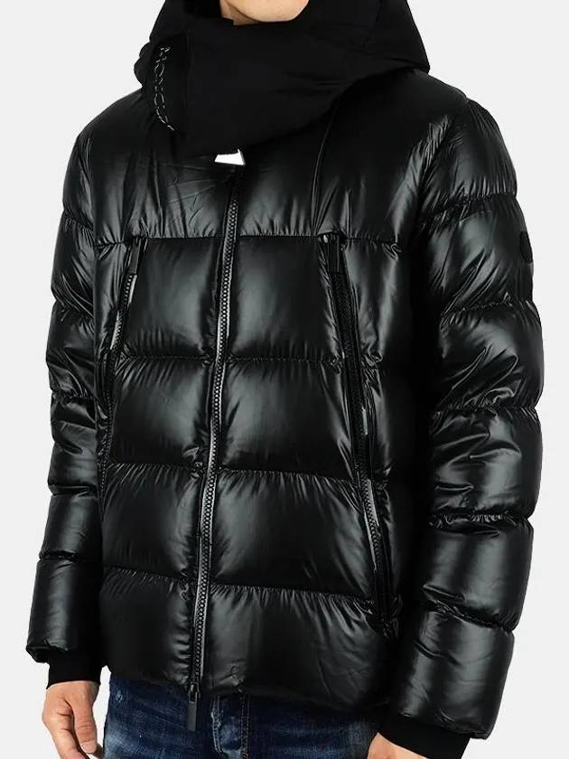 Zubair Hooded Short Padded Black - MONCLER - BALAAN 3