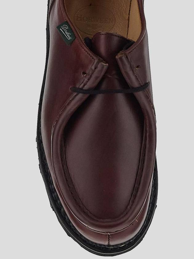 Marche Leather Loafers Burgundy - PARABOOT - BALAAN 5