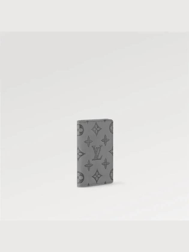 Pocket Organizer Monogram Shadow Card Wallet Grey - LOUIS VUITTON - BALAAN 8