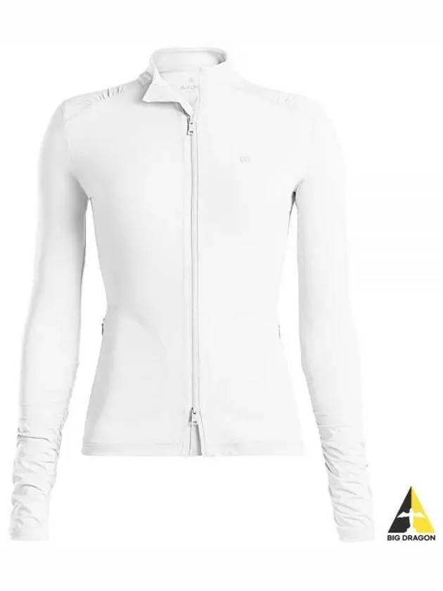 Women's Golf Featherweight Full Zip-Up Jacket White - G/FORE - BALAAN 2