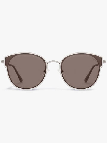 MARI2 04 Maritu White Brown Tinted Sunglasses - MCCOIN - BALAAN 1