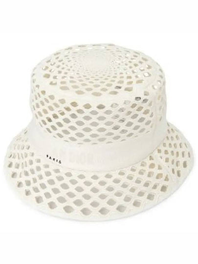 Mesh Small Brim Bucket Hat White - DIOR - BALAAN 2