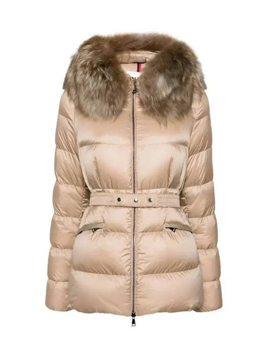 BOED fur quilting padded jacket beige 1A000 95 595FE 239 - MONCLER - BALAAN 2