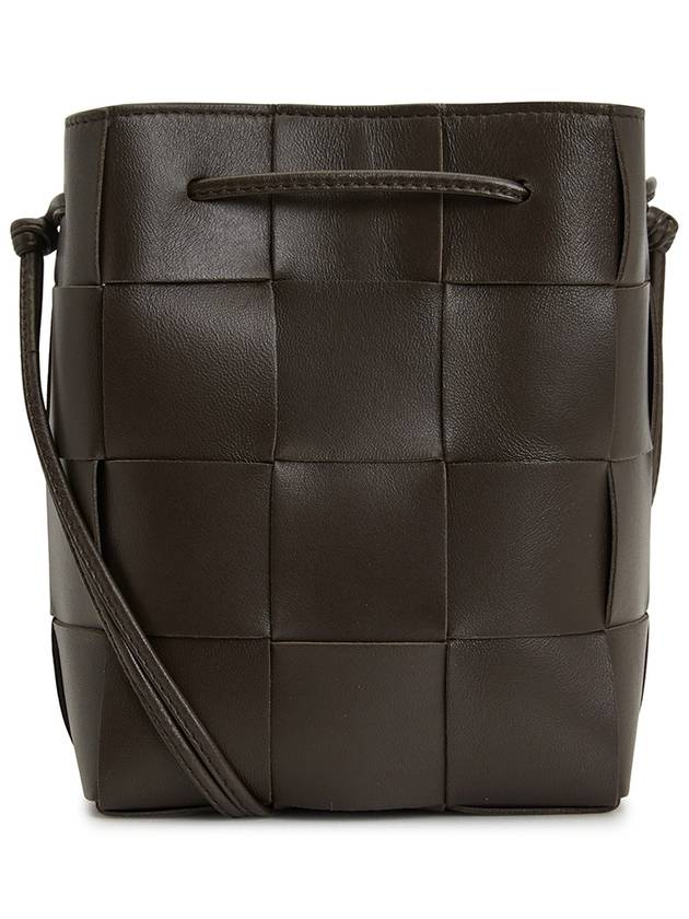 Intrecciato Cassette Small Bucket Bag Fondente - BOTTEGA VENETA - BALAAN 2