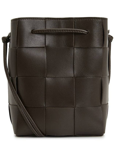 Intrecciato Cassette Small Bucket Bag Fondente - BOTTEGA VENETA - BALAAN 2