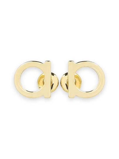 Gancini Small Earrings Gold - SALVATORE FERRAGAMO - BALAAN 2