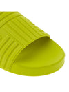 Intrecciato Rubber Slippers Kiwi - BOTTEGA VENETA - BALAAN.