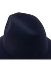 My Journey Hare Hair Baby Cashmere Fedora Navy - LORO PIANA - BALAAN 9