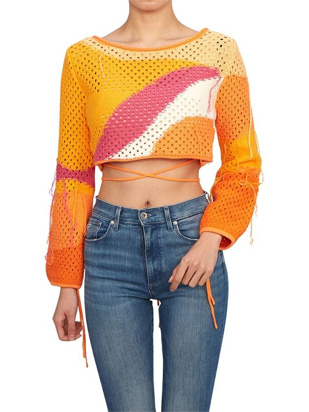 House of Sunny Women's Crop Knit VOL2110 MULTI - HAUS OF HONEY - BALAAN 5