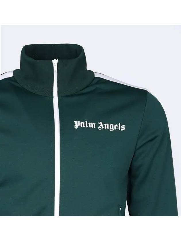 Logo Print Track Jacket Green - PALM ANGELS - BALAAN 4