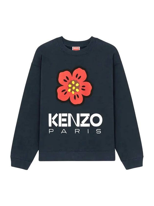 Boke Flower Sweatshirt Navy - KENZO - BALAAN 1