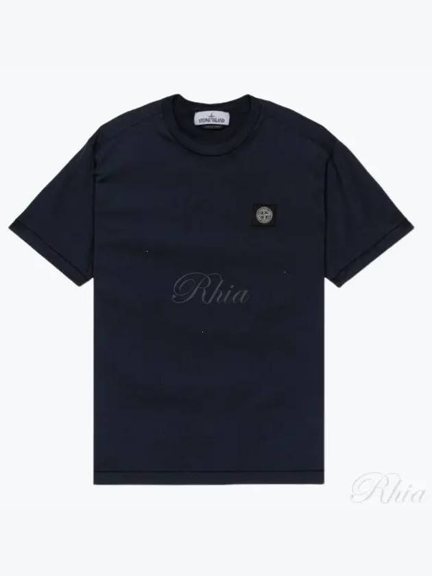 Wappen Logo Patch Short Sleeve T-Shirt Navy - STONE ISLAND - BALAAN 2