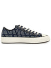 Toile Iconography Denim Men s Sneakers S0H02HQW YEX - VALENTINO - BALAAN 4