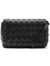 Mini Intrecciato Cross Bag Black - BOTTEGA VENETA - BALAAN 2