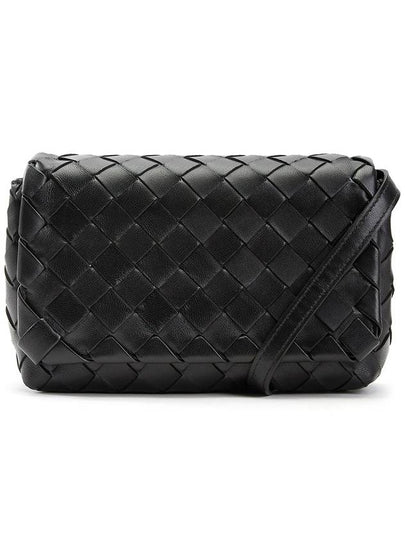 Mini Intrecciato Cross Bag Black - BOTTEGA VENETA - BALAAN 2