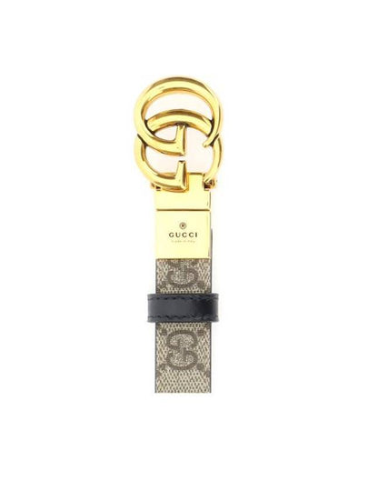 GG Marmont Reversible Thin Belt Grey - GUCCI - BALAAN 2