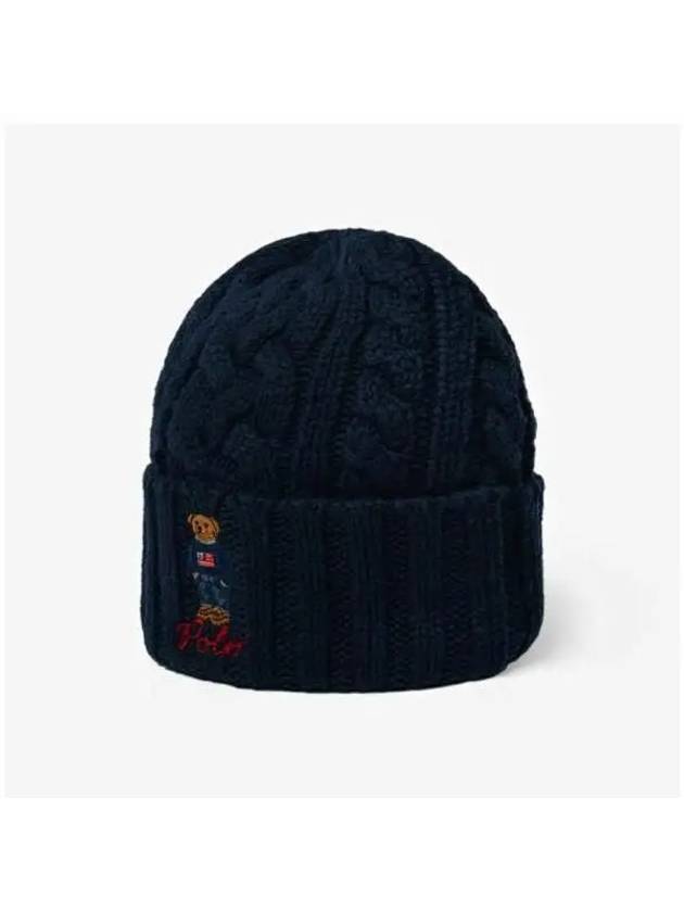 PC1035 433 bare cable knit beanie - POLO RALPH LAUREN - BALAAN 3