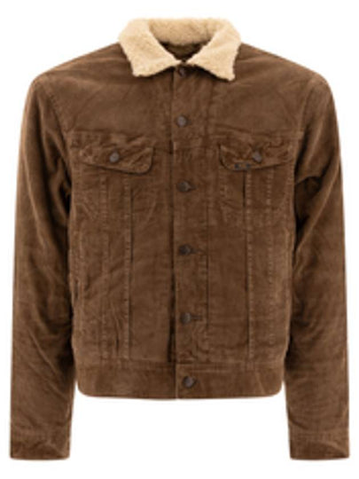 Corduroy Trucker Jacket Brown - POLO RALPH LAUREN - BALAAN 2