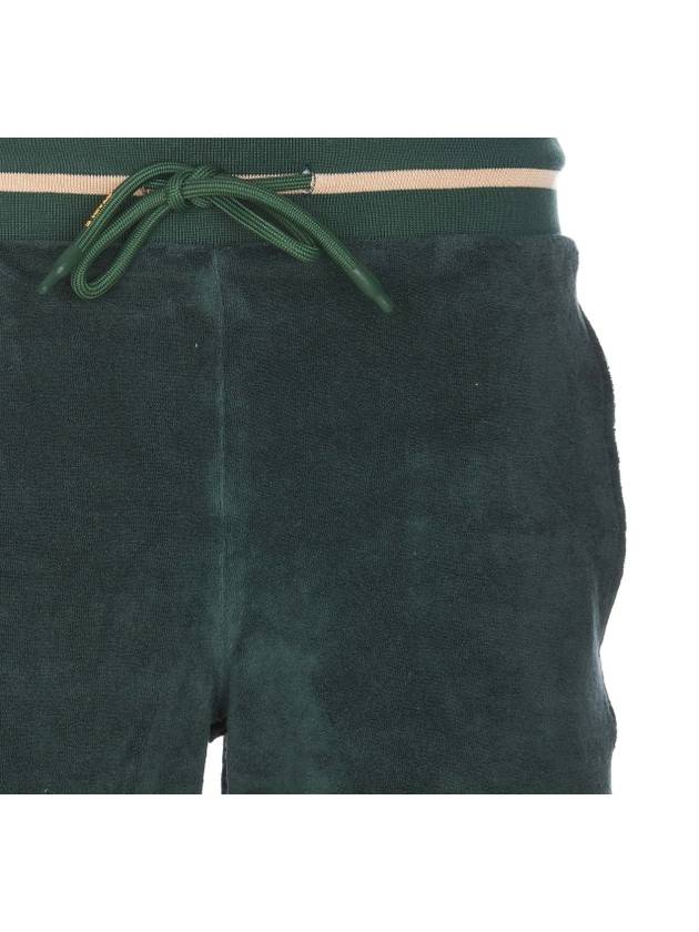 Green Bermuda Shorts With Drawstring And Staple X Logo Detail In Jersey Man - AUTRY - BALAAN 5