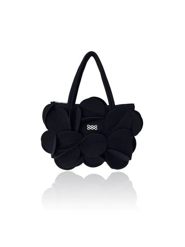 Women's Flower Tote Bag Black - SUIN - BALAAN 1