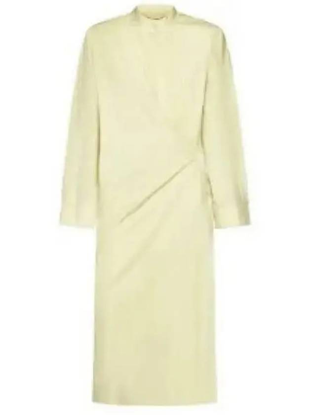 twisted midi dress yellow - LEMAIRE - BALAAN 1