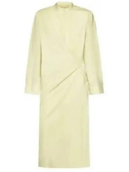 twisted midi dress yellow - LEMAIRE - BALAAN 1