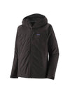 Nano Air Logo Patch Zipper Hooded Jacket Black - PATAGONIA - BALAAN 1