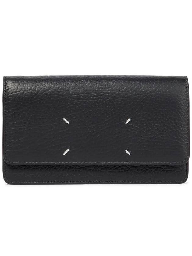 Stitch Large Chain Long Wallet Black - MAISON MARGIELA - BALAAN 3