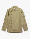 Light Cotton Twill Shirt Beige - BOTTEGA VENETA - BALAAN 2