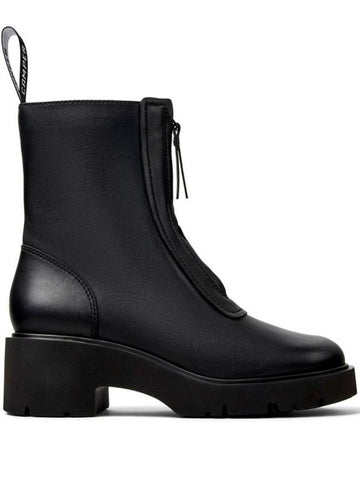 Milah Zip Leather Middle Boots Black - CAMPER - BALAAN 1