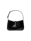 Leather Hobo Shoulder Bag Black - SAINT LAURENT - BALAAN 2