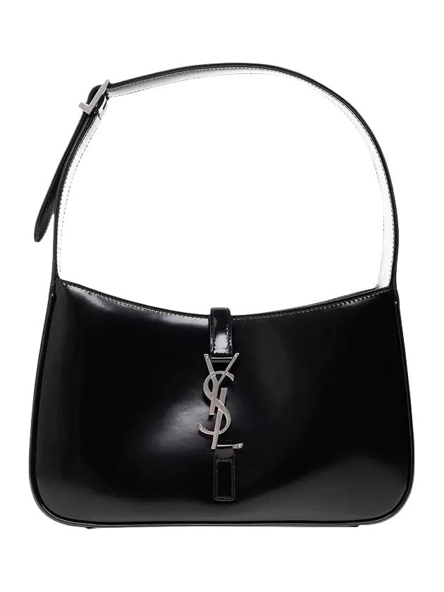 Leather Hobo Shoulder Bag Black - SAINT LAURENT - BALAAN 2