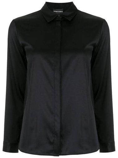 Emporio Armani Shirts Black - EMPORIO ARMANI - BALAAN 1