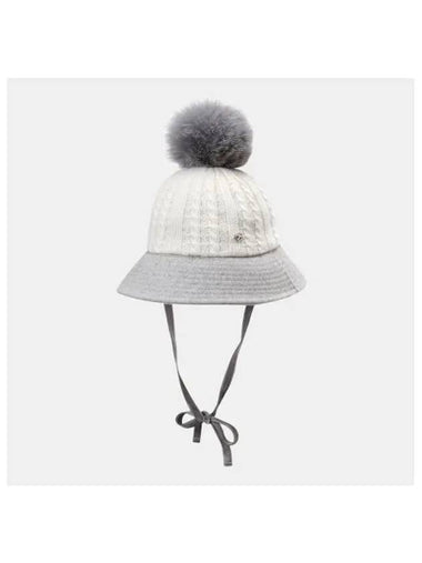 APPAREL Women s Knit Pom Hat TWHHN8624 102 - TAYLORMADE - BALAAN 1