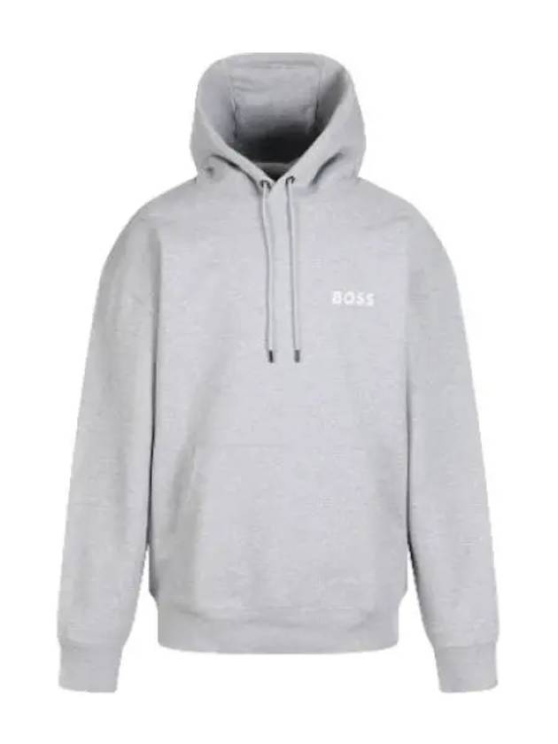 Boss Logo Relaxed Fit Hooded Sweatshirt Hoodie - HUGO BOSS - BALAAN 1