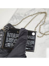 Classic Cosmetic Case Chain Phone Holder Mini Bag Black - CHANEL - BALAAN.