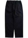 Cotton spandex belted long pants black - OFFGRID - BALAAN 2