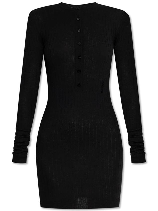 The Attico Cashmere Dress, Women's, Black - THE ATTICO - BALAAN 1