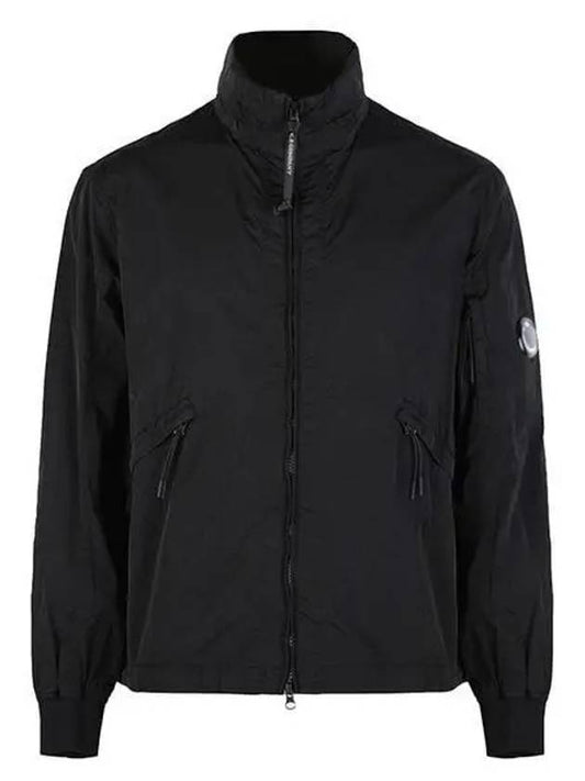 Chrome R Lens Wappen Nylon Zip-up Jacket Black - CP COMPANY - BALAAN 2