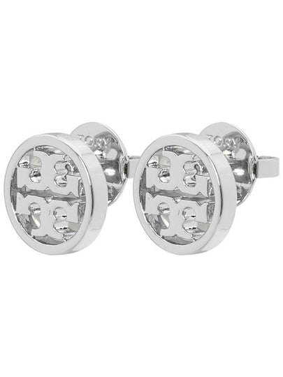 Miller Stud Earrings Silver - TORY BURCH - BALAAN 2