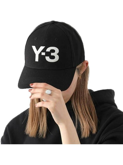 Embroidered Logo Ball Cap Black - Y-3 - BALAAN 2