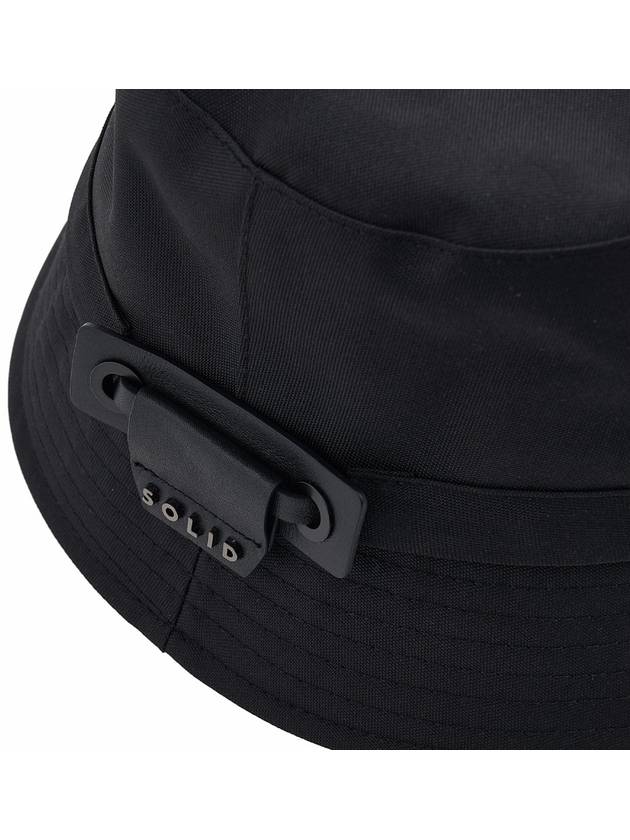 Men's Black Logo Bucket Hat S231AC03 934B - SOLID HOMME - BALAAN 7