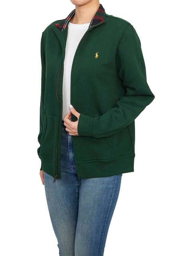 Kids brushed zip up cardigan 323953025001 GREEN Adults can wear - POLO RALPH LAUREN - BALAAN 5