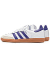 Samba OG Leather Low Top Sneakers Purple Cloud White - ADIDAS - BALAAN 4