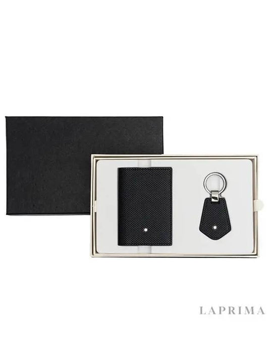 Set Card Wallet Key Holder Black - MONTBLANC - BALAAN 2