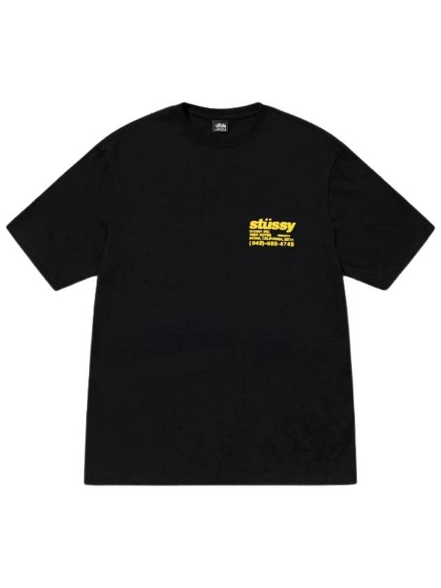 DNA Pigment Dyed T Shirt Black 1905038 - STUSSY - BALAAN 2